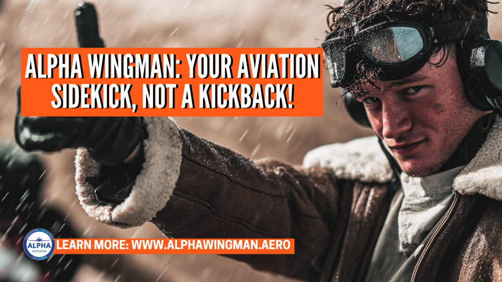Alpha Wingman: Your Aviation Sidekick, Not a Kickback!